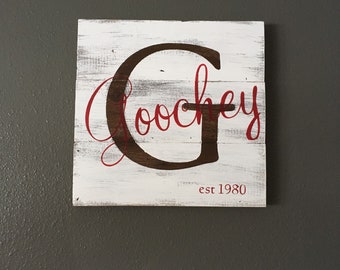 Familienaam teken familie teken, familie Wall Decor, familie Decor, teken van de Pallet, Pallet familie teken, verjaardag teken, 5e verjaardag
