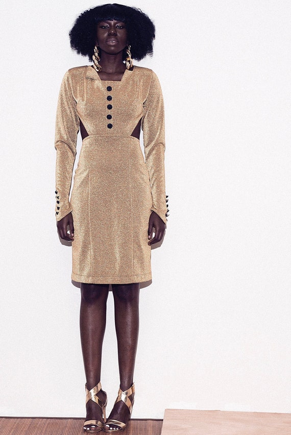 Vintage Gold Dress