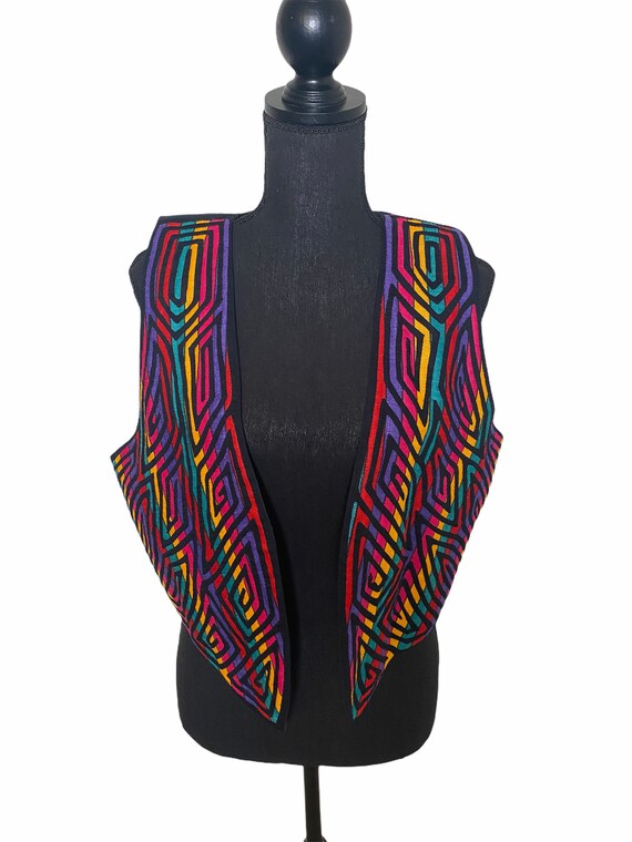 Vintage Rainbow Vest