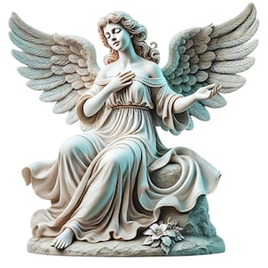 36 Angel Statues Clipart PNG Bundle, Clipart Marble, Celestial Clipart Angel PNG, Instant Download, Paper Crafts. Junk Journal Scrapbooking