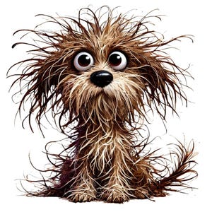 28 Perros agotados Clipart PNG, Acuarela PNG de alta resolución para diario basura, álbumes de recortes, creación de tarjetas, descarga digital, fantasía, caprichoso