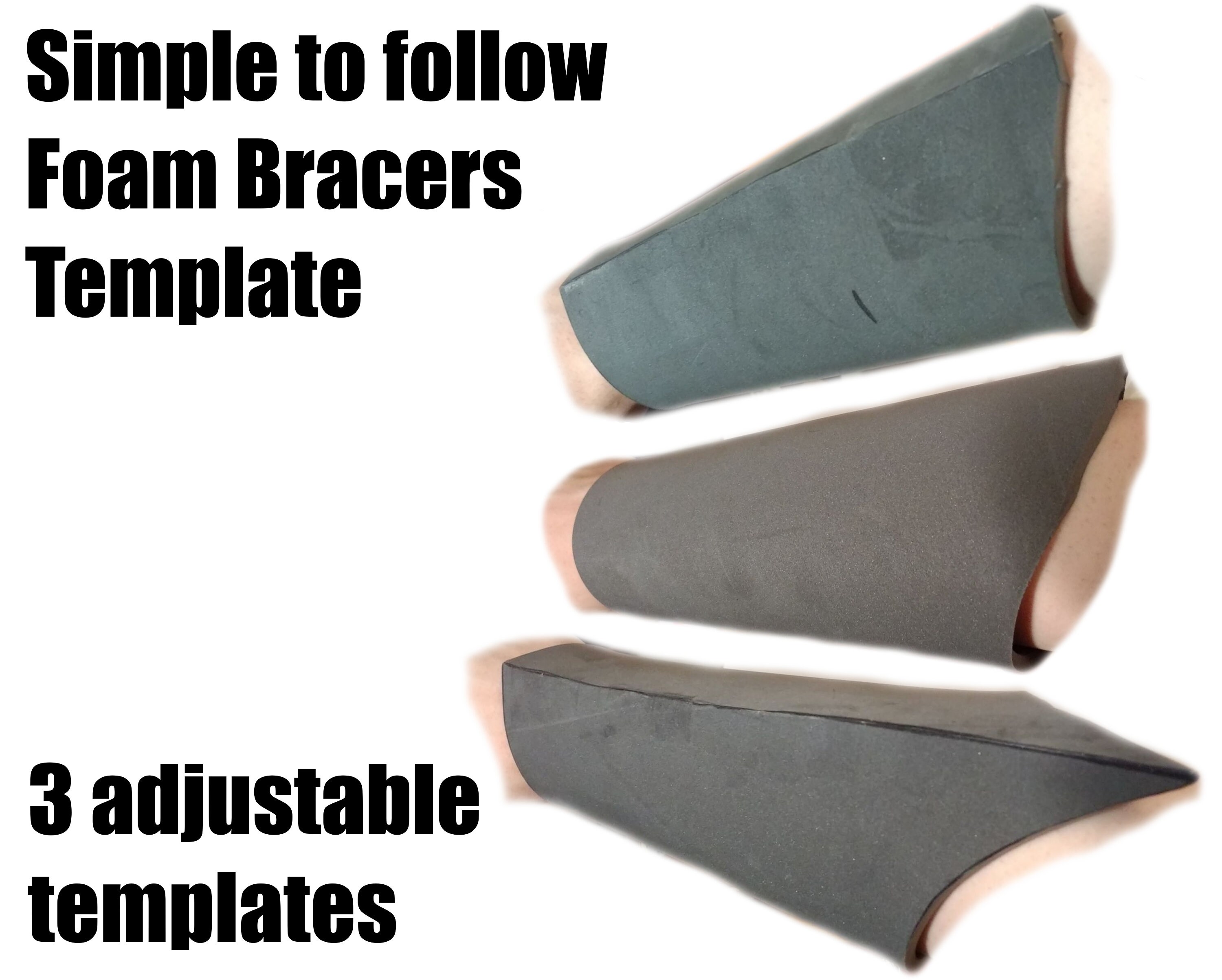 Fantasy Bracer Pattern Foam Costuming Template A4 Paper Etsy