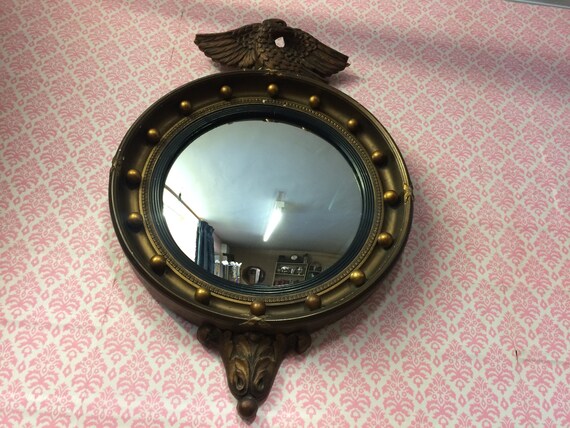 Usa Federal Eagle Mirror Convex Wall Porthole Usa Federal Eagle Mirror Convex Wall