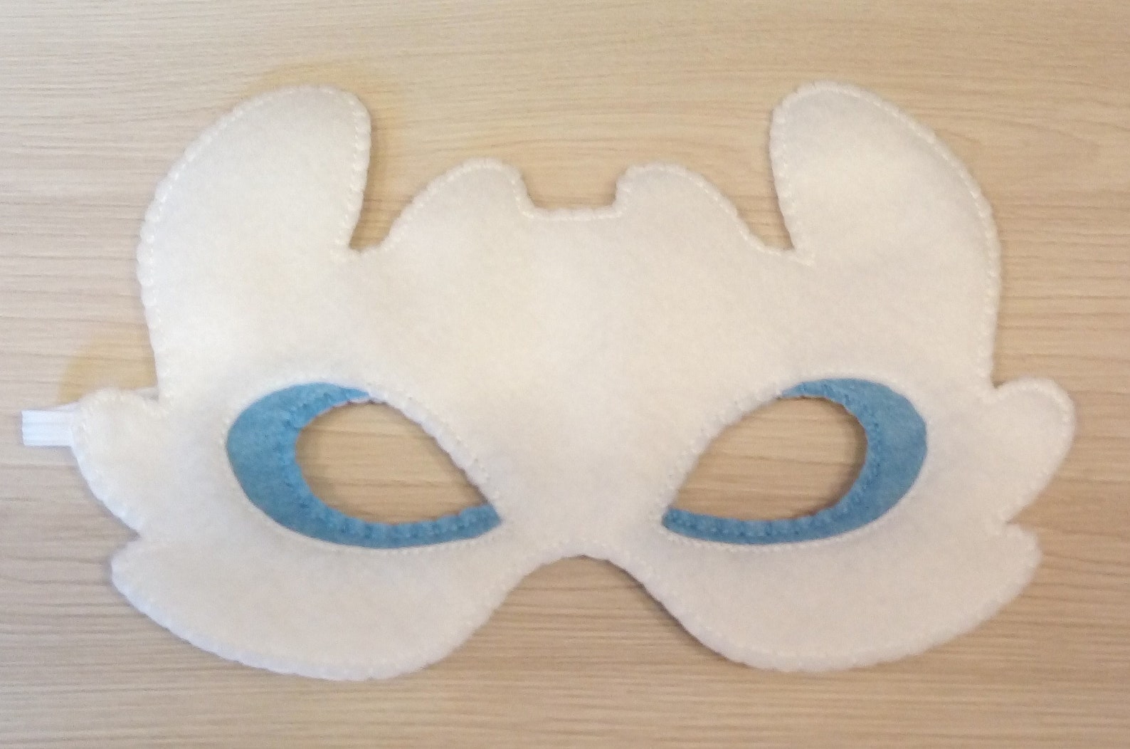 Felt Dragon Masks. Black and White Dragon Masks. Light Fury Etsy