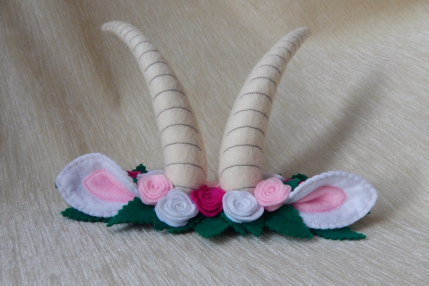Felt Flowers Sewing Pattern for garland, headband, bouquet – Little Dear  Shop