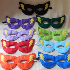Superhero Flash mask. Flash mask for children. Halloween mask. Party mask.