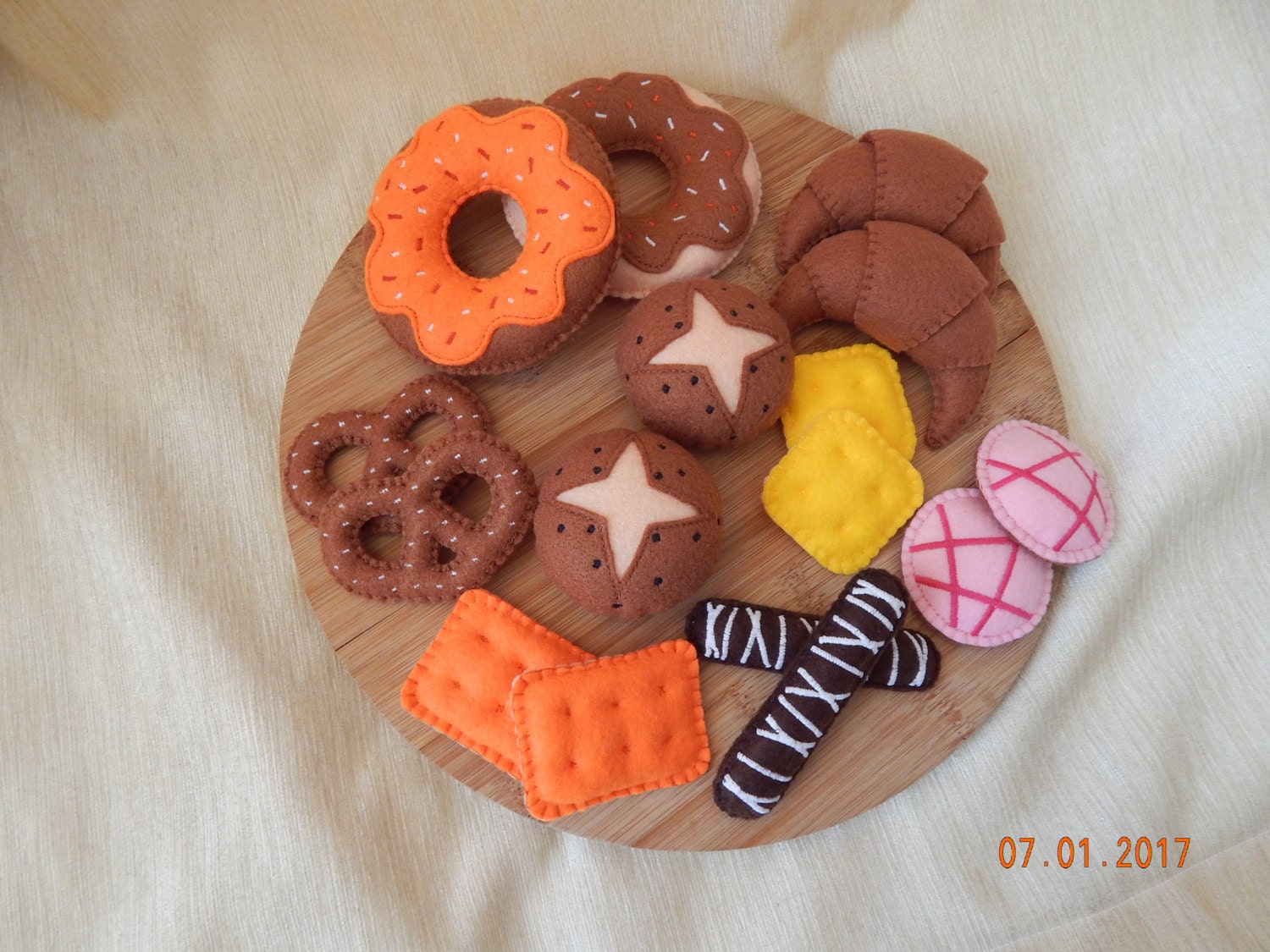 Embroidered Bakery Set. Felt Bakery Set. Felt Pastry. Felt Etsy