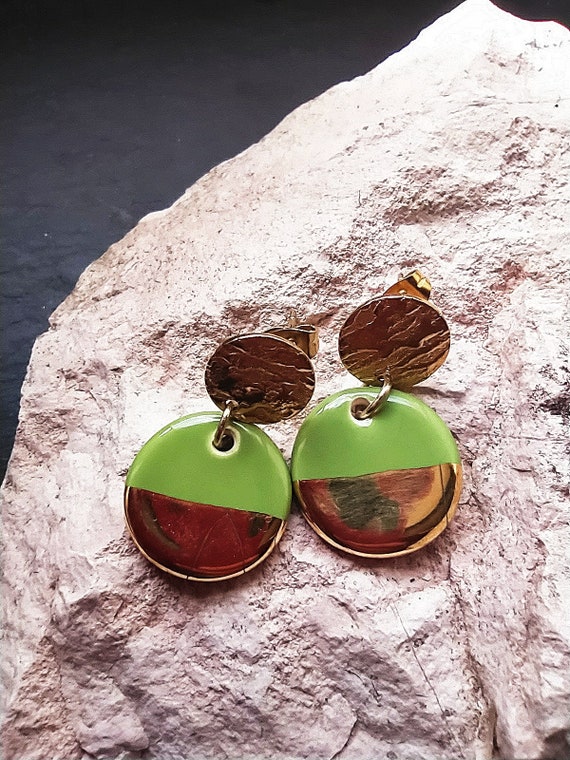 Ceramic earrings deals