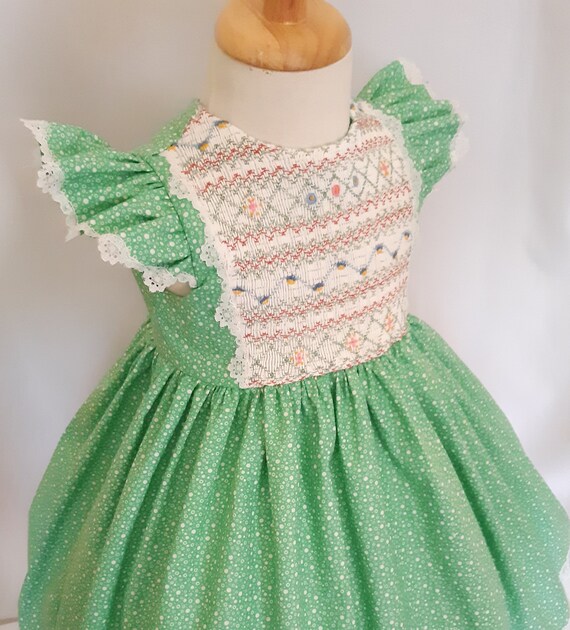 peter rabbit smocked dress