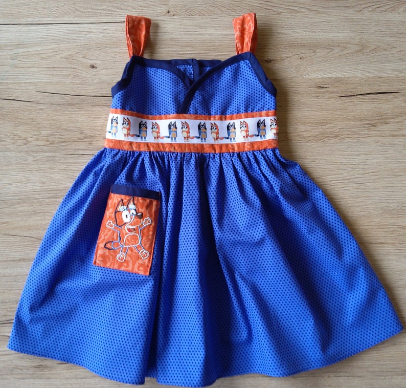 Bluey size 2 dress Bluey headband Bingo dress Size 2 | Etsy