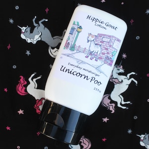Unicorn Poo lotion, goat milk lotion, mythical creature, sensitive skin, hand cream, body lotion, cotton candy scent, kid lotion