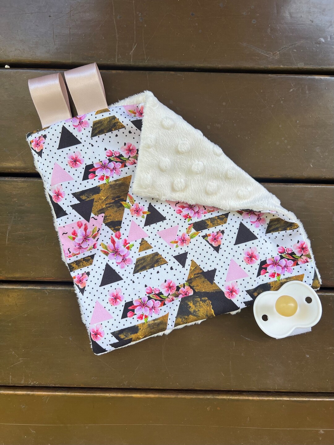 Lovey Pacifier Keeper, Dummy, Binky Holder, Cuddle Blanket, Gender