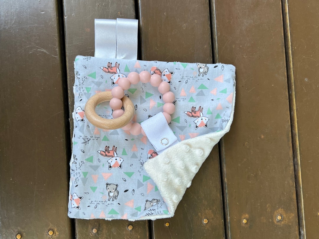 Lovey Pacifier Keeper, Dummy, Binky Holder, Cuddle Blanket, Gender