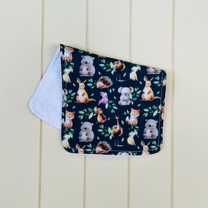 Burp cloth, Aussie animals