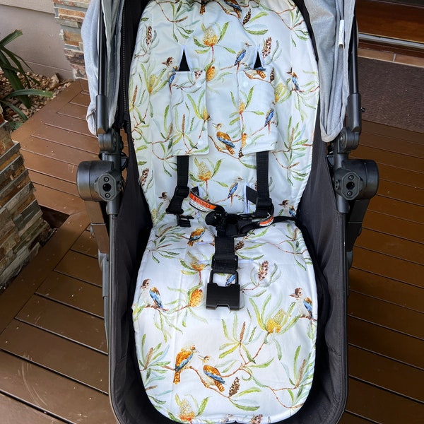 Pram liner, Universal, stroller liner pram insert- Kookaburras