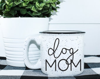 Dog Mom Campfire Mug || Dog Lover Coffee || Coffee Cup || Dog Mom