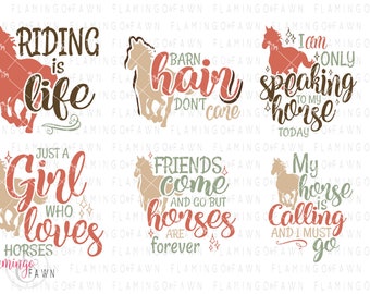 horse svg bundle for girls, horse riding svg files, equestrian svg, sublimation design, horse shirt svg for women, sports, horse face 6 pack