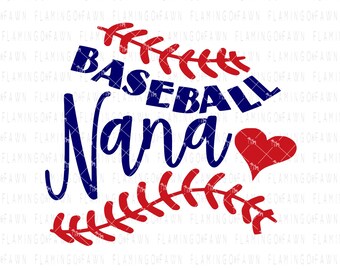 Baseball Grandma Svg Etsy