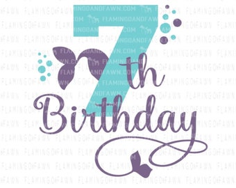 Free Free 216 Mermaid Number 7 Svg SVG PNG EPS DXF File