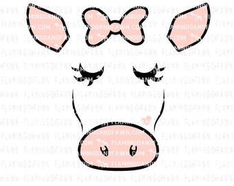 Download Cute cow svg | Etsy