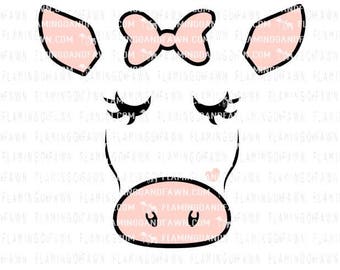 Free Free 114 Baby Cow With Bow Svg SVG PNG EPS DXF File