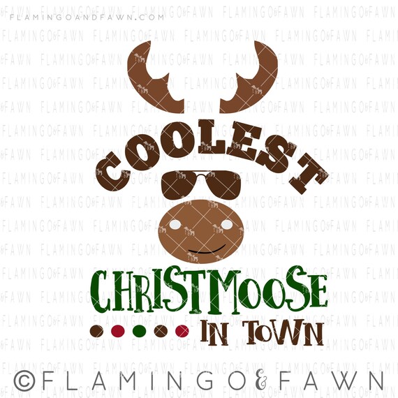 Download Christmas boy svg Christmas moose svg files cutting files | Etsy