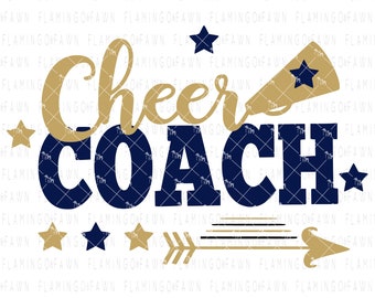 cheer coach svg, cheer svg, coach svg, svg cheer, cheerleading coach svg, cheerleader svg, svg files, pom pom svg, cheer coach dxf