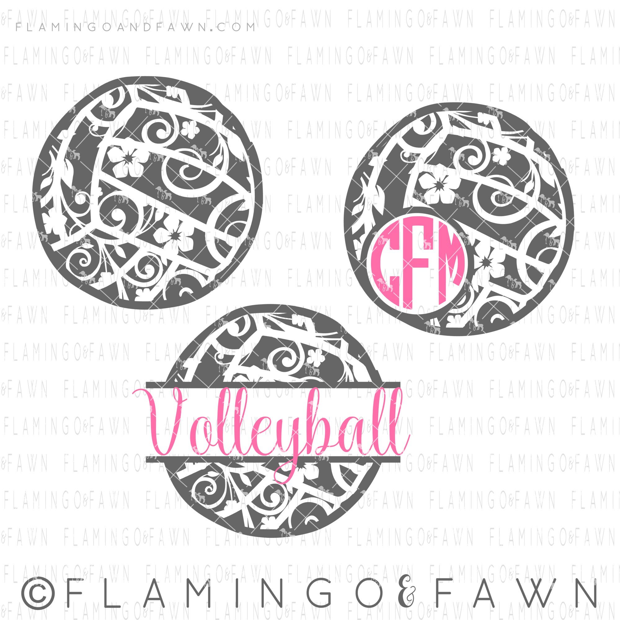 Download Volleyball Svg Volleyball Monogram Svg Volleyball Svg File Etsy
