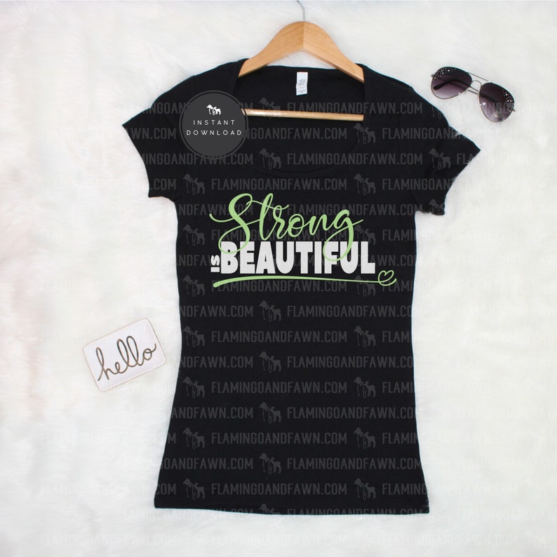 Download Workout shirt svg for women cutting files strong is ...
