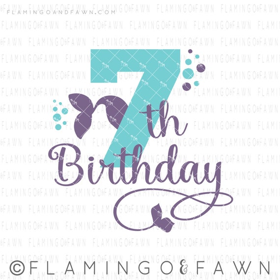 Free Free Birthday 7 Svg 583 SVG PNG EPS DXF File