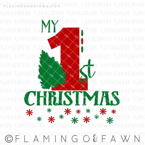 Download Free Christmas Svg Cut Files 1st Christmas Svg Christmas Svg Etsy SVG DXF Cut File