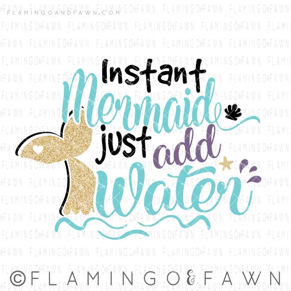 Download Mermaid Water Bottle Tracker Svg Be A Mermaid Svg Mermaid Etsy