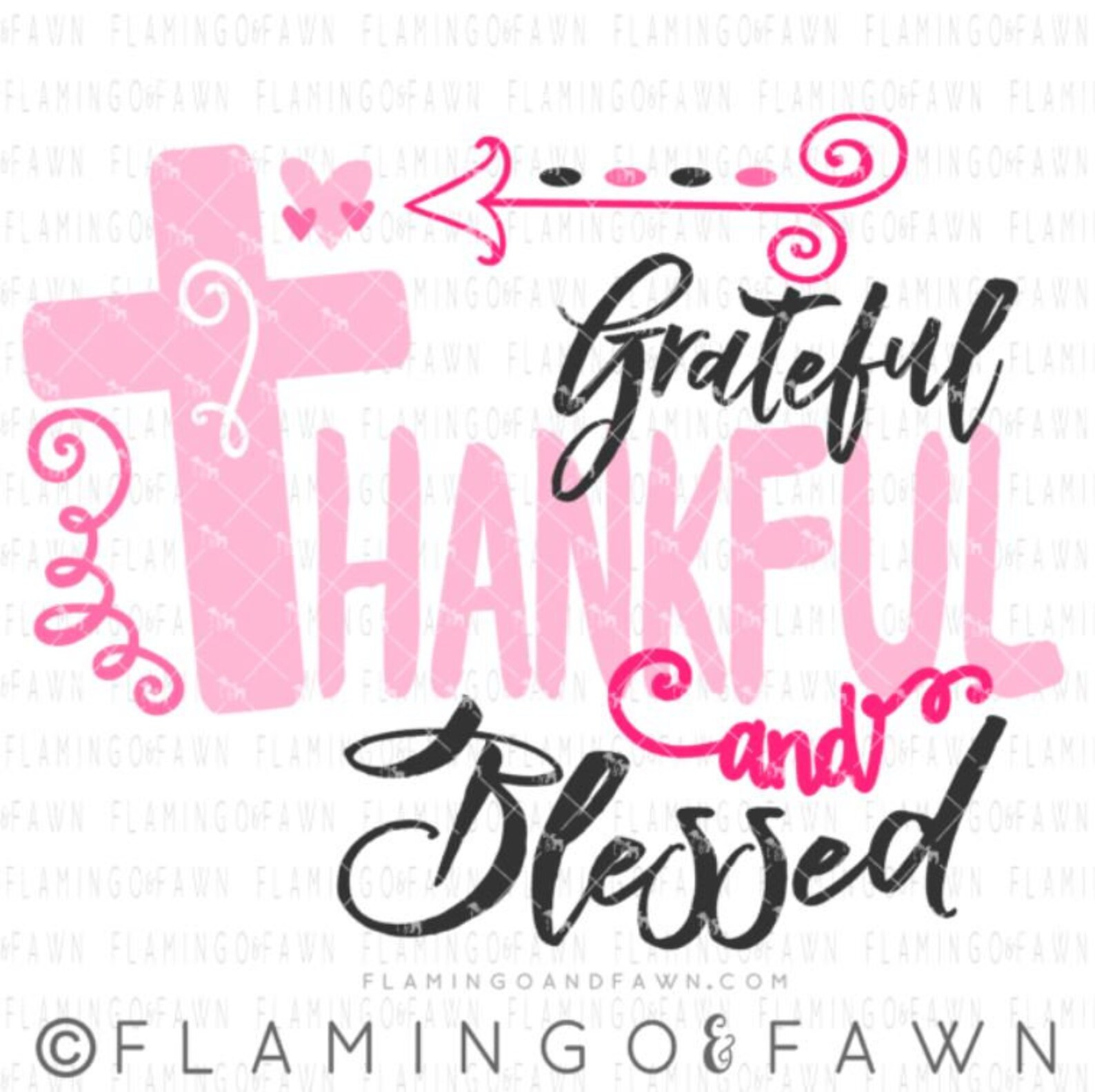 Blessed Svg, Thankful Svg, Grateful Svg, Thankful and Blessed Svg