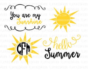 Summer shirt svg, hello summer svg, you are my svg, summer svg, sun svg, Sun bundle cutting file, garden flag svg, tshirt design svg