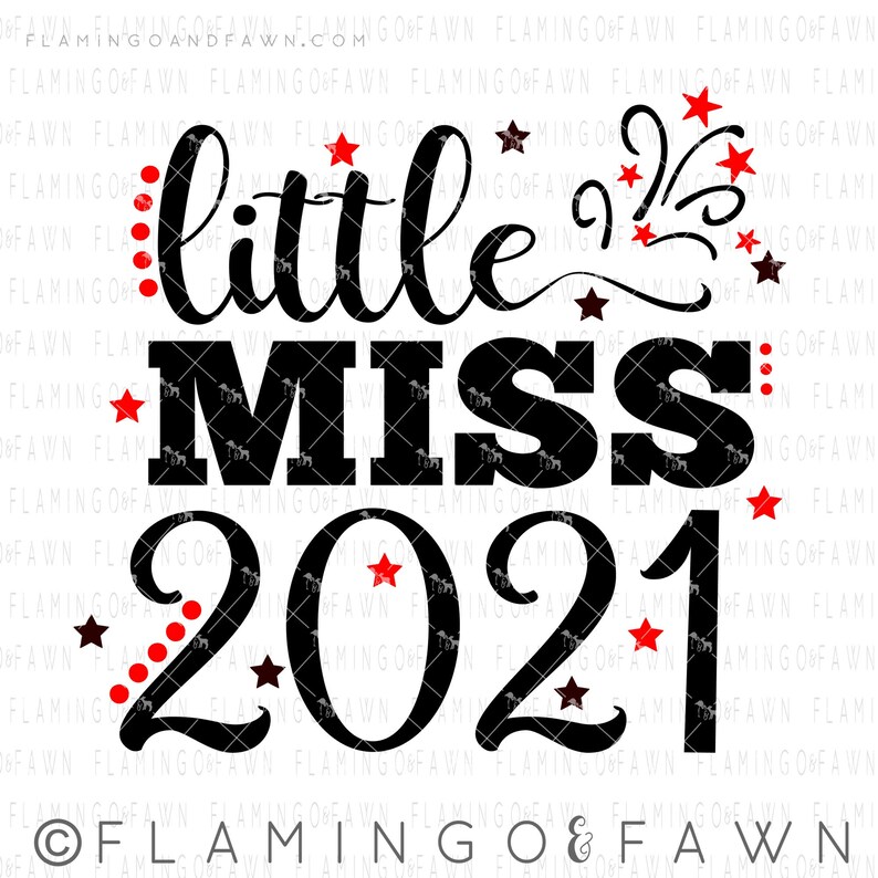 Download Little miss 2021 svg New year girl svg files for shirt ...