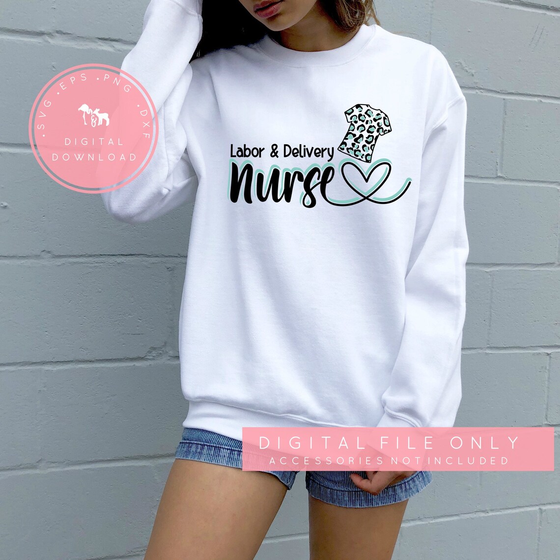 Download Labor and delivery nurse svg trauma queen svg baby nurse svg | Etsy