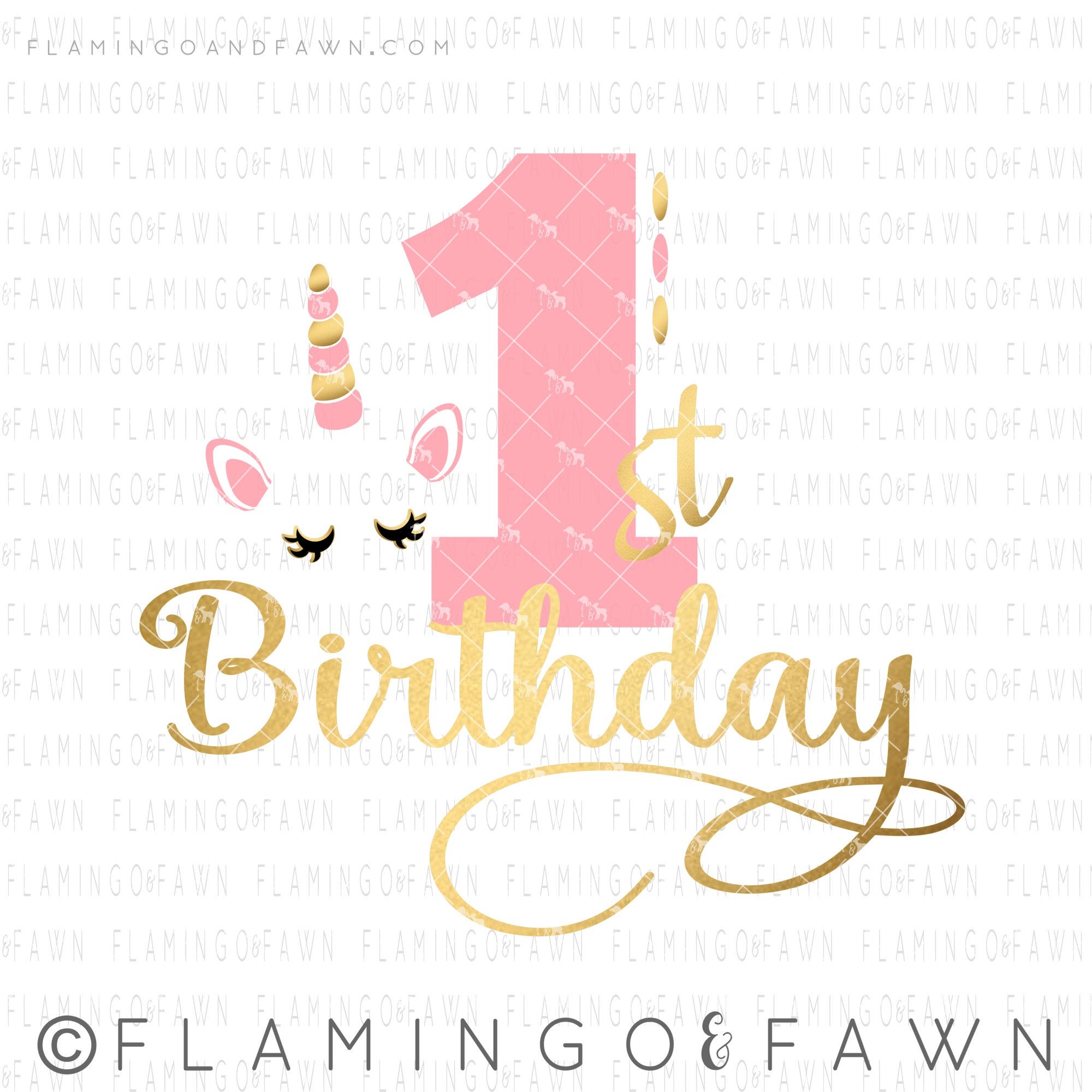 Download First birthday unicorn svg 1st birthday unicorn svg unicorn | Etsy