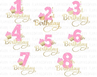 birthday svg bundle, bundle svg, svg bundles, 1st birthday svg, 2nd birthday svg, svg birthday, svg set, 5th birthday svg, 4th birthday svg