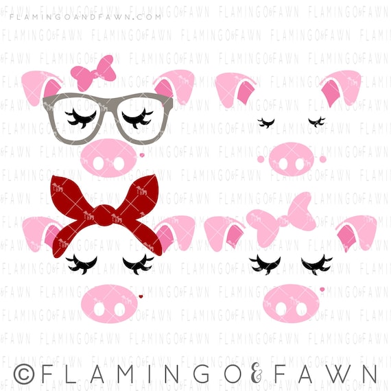Download Pig face svg show pig svg pig dxf farm svg pig shirt svg ...