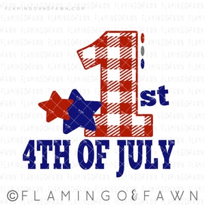 1st 4th of July Svg 1st 4th of July Baby Girl Svg My First - Etsy
