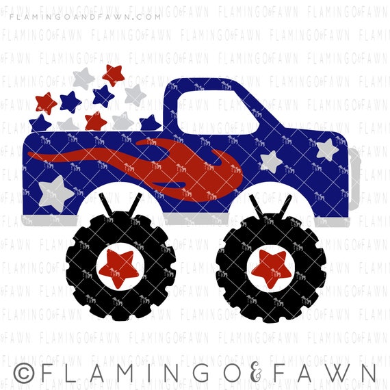 memorial day svg, 4th of july svg, july 4th svg, star svg, Monster truck svg, boy 4th of july svg, red white blue svg, stars and stripe