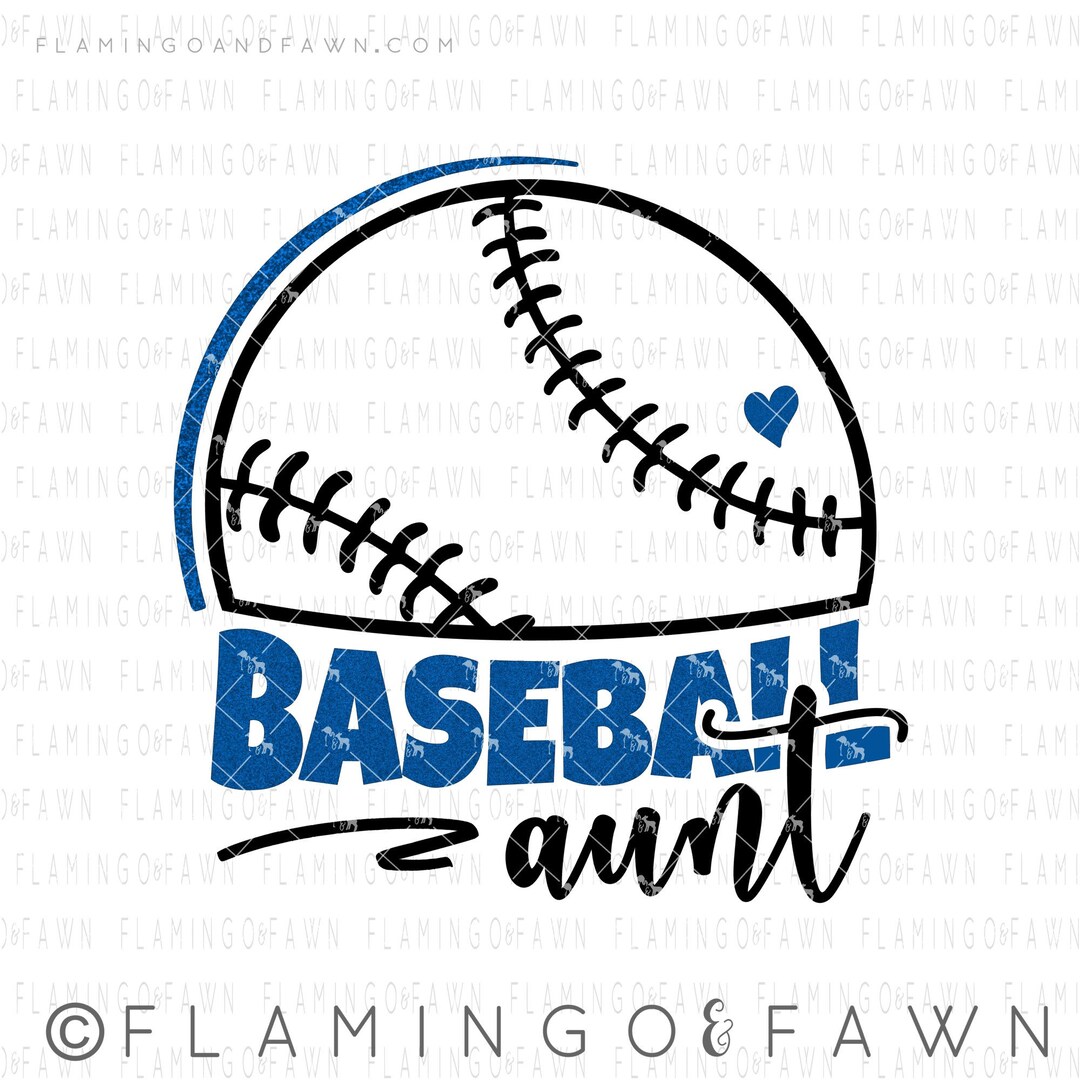 Baseball Aunt Svg Cut File, Baseball Auntie Svg, Baseball Family Dxf