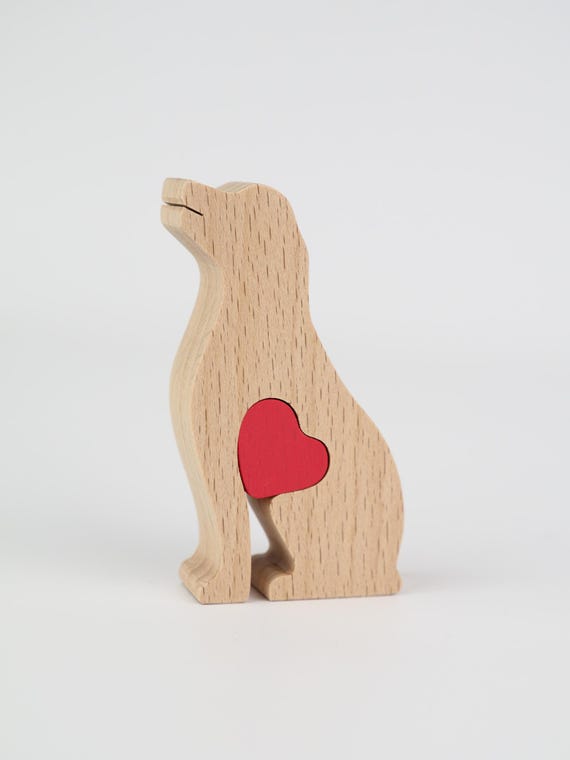 Personalised Labrador Retriever wooden statue, Black Lab memorial keepsake, Labrador owner dog mum gift