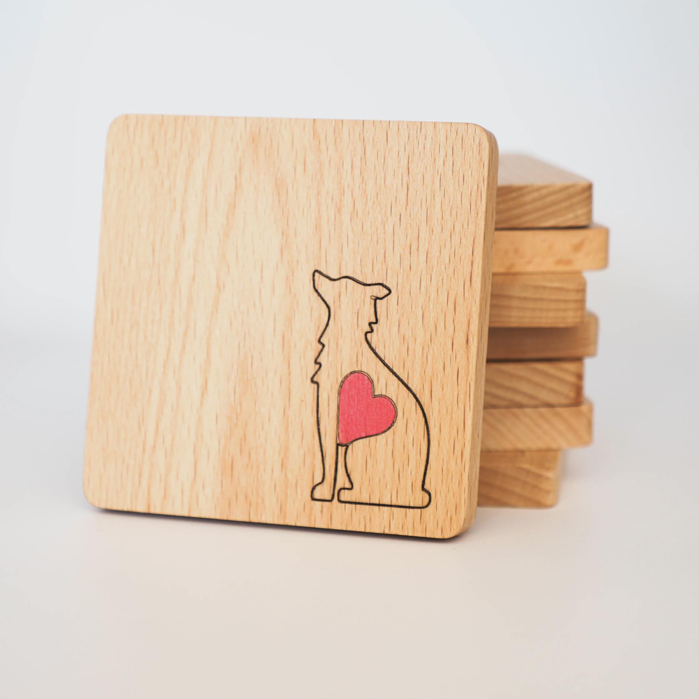 Personalised Cockapoo Wooden Coaster, Mother's Day Breakfast Gift, Dog ...