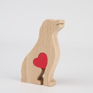 Personalised Labrador Retriever wooden statue, Black Lab memorial keepsake, Labrador owner dog mum gift image 2