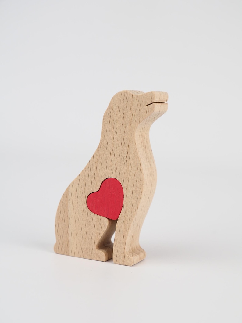 Personalised Labrador Retriever wooden statue, Black Lab memorial keepsake, Labrador owner dog mum gift image 2