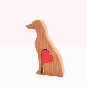 Vizsla personalised figurine, wooden vizsla statue, pet loss memorial keepsake, gift for weimaraner owner, birthday gift for dog