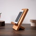 Wooden docking station, Home office wood iphone stand, rustic phone stand, zoom facetime gift, Lockdown gift for colleague coworker at home 