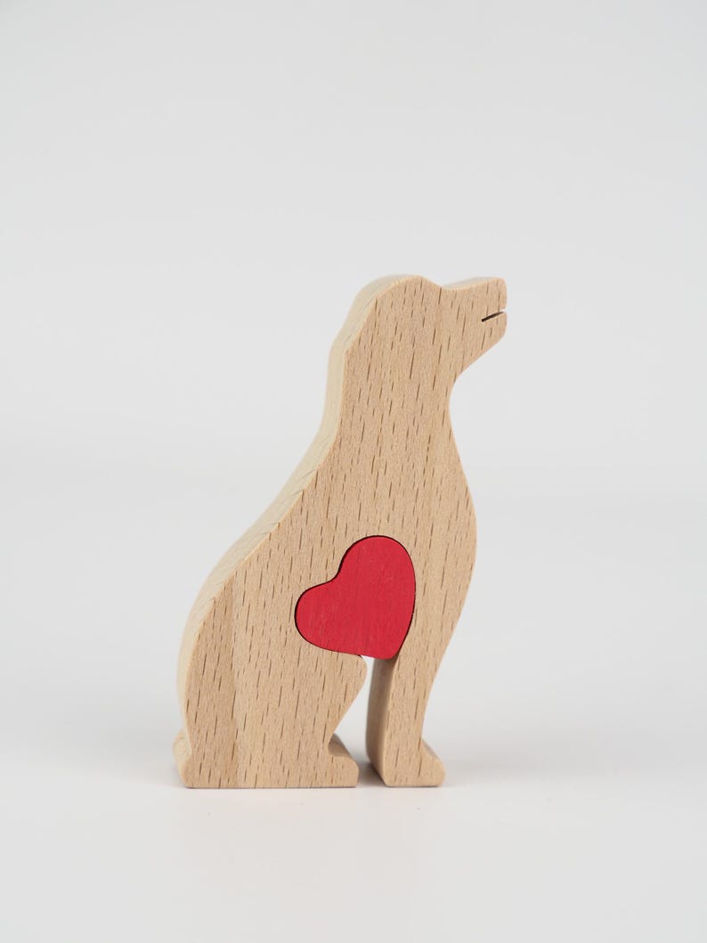 Personalised Labrador Retriever wooden statue, Black Lab memorial keepsake, Labrador owner dog mum gift image 3