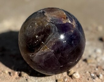 African Deep Purple Amethyst Crystal Sphere-250 grams